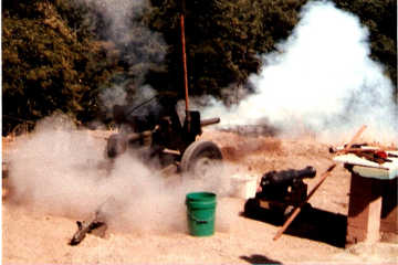 Cannon on 100-Yard Range